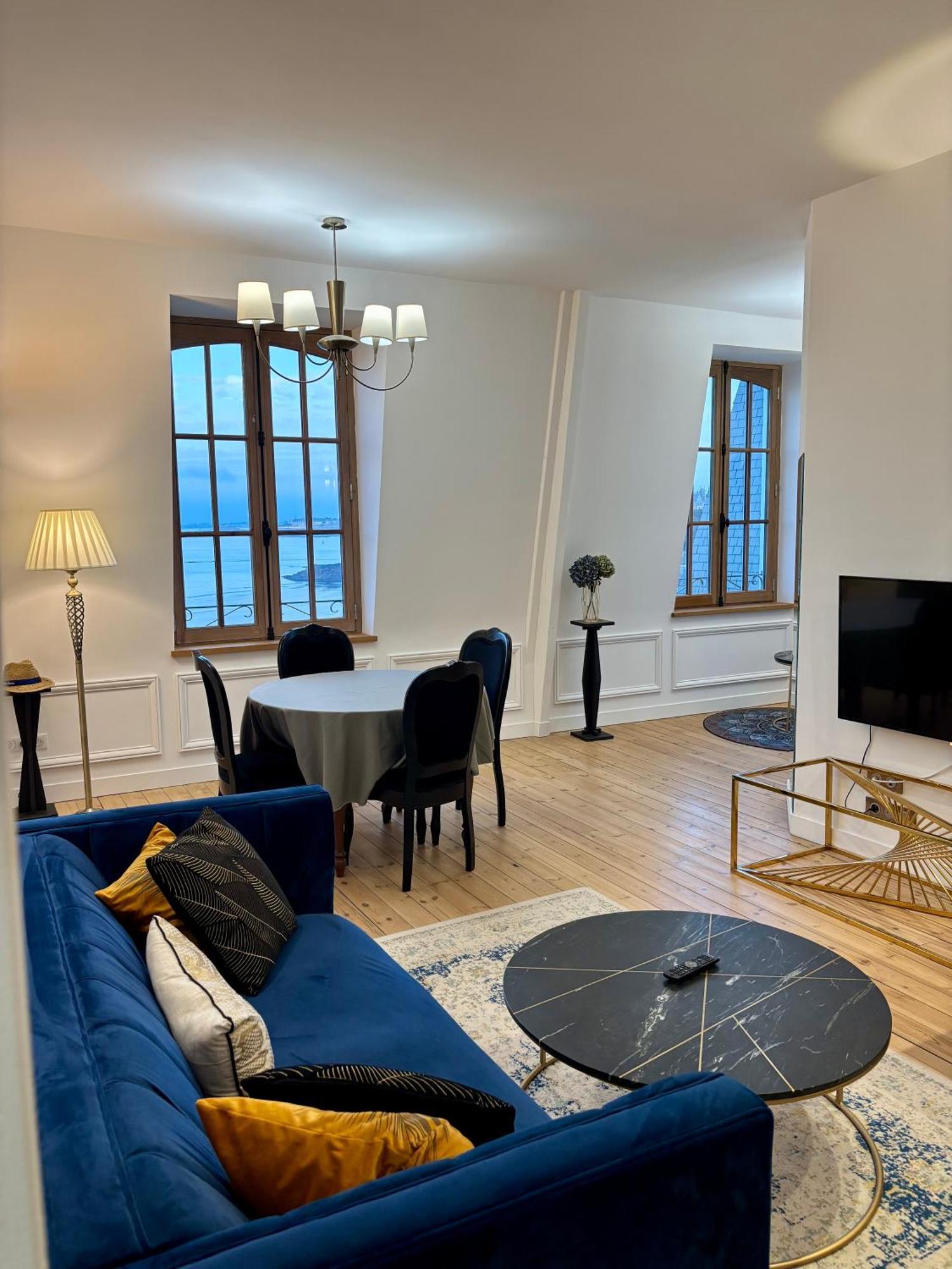 Le Royal XIX Dinard Vue Mer Luxe Eksteriør billede